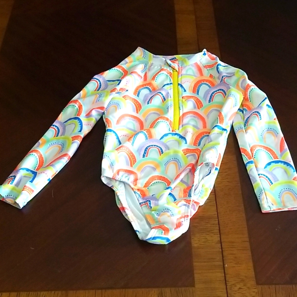 Wonder Nation Rainbow Rashguard Swimwear